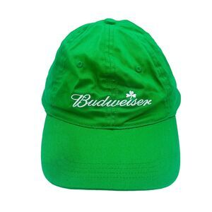 Budweiser Green Adjustable Cap St Patrick’s Day Shamrock Baseball Cap Hat